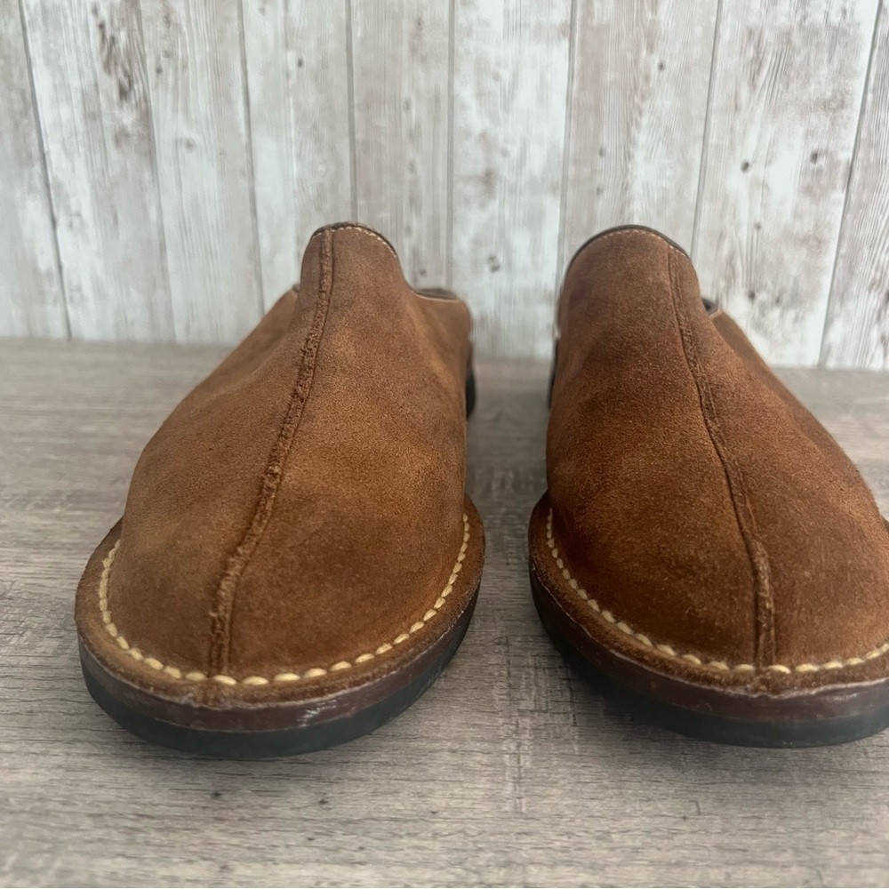 Cole Haan Brown Suede Mules with Open Back 6.5 - Picture 6 of 7